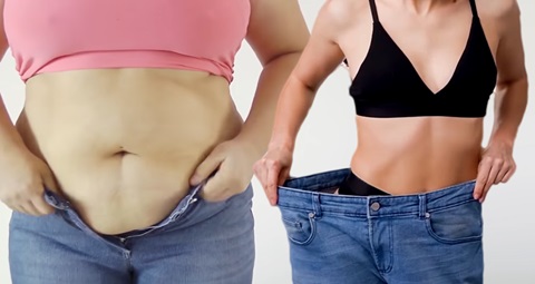 Fat melting before and after