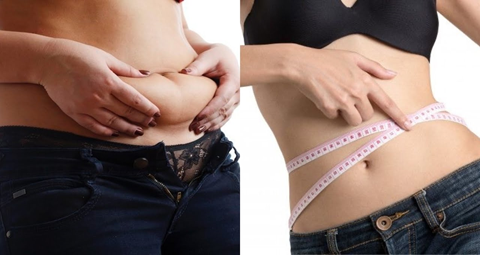 Fat melting before and after