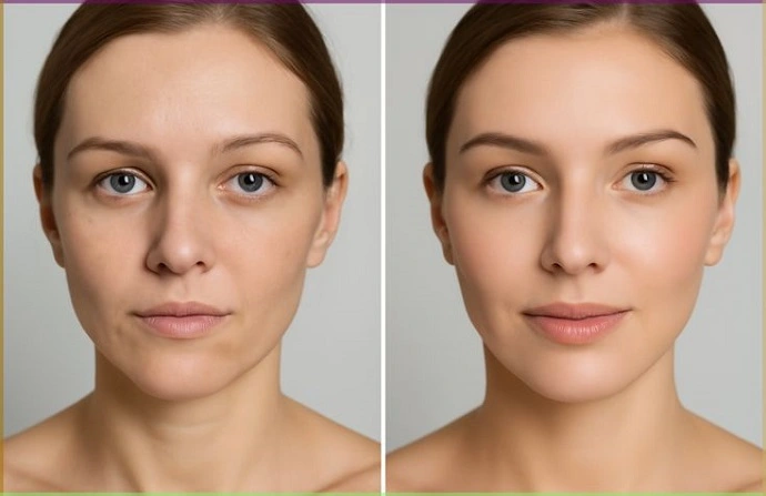 Facial Rejuvenation in Dubai before after