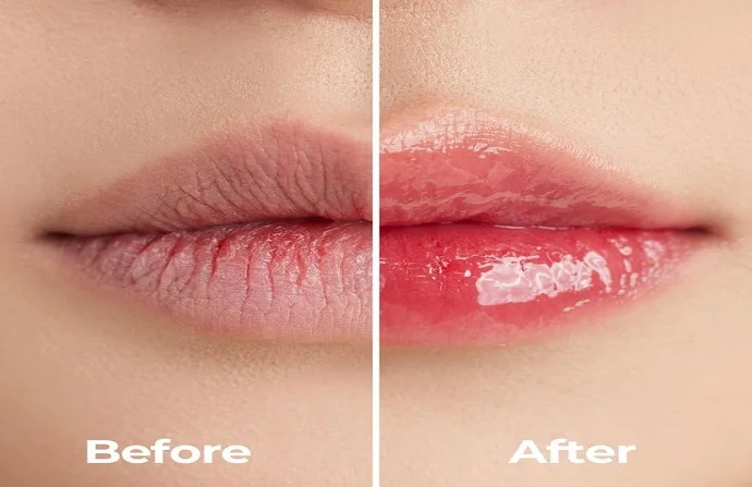 Lip Pigmentation Treatment before and after