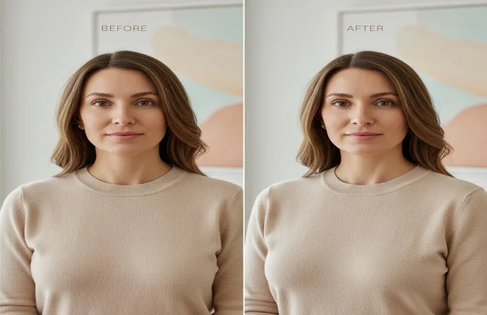 Breast Enlargement Injections before and after
