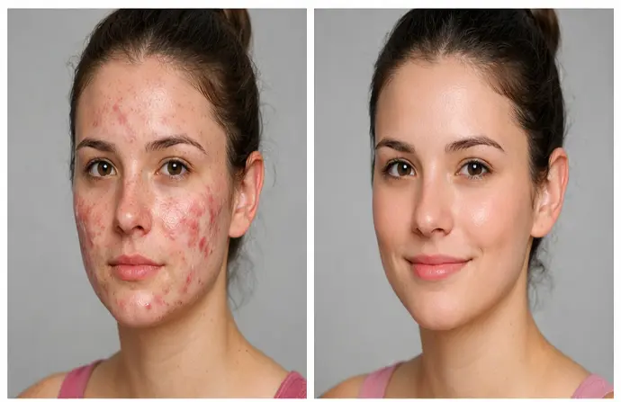 Diamond Peeling in Dubai before after