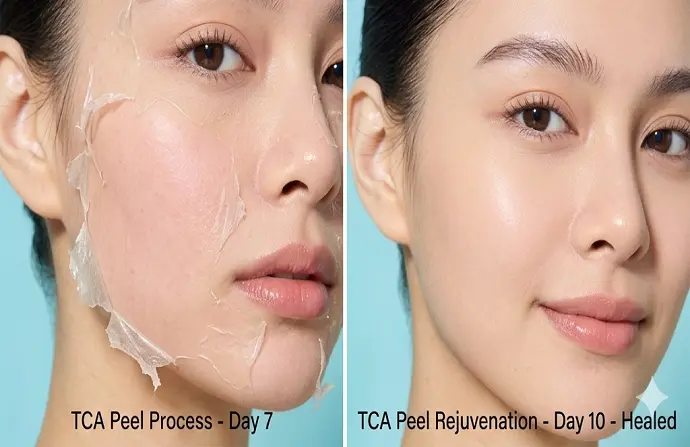 TCA Peel in Dubai before after