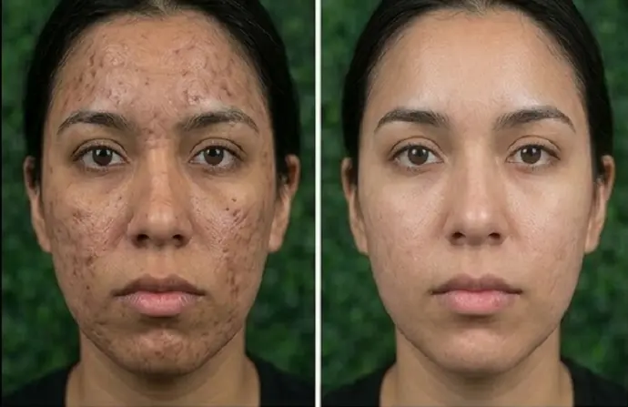 TCA Peel in Dubai before after