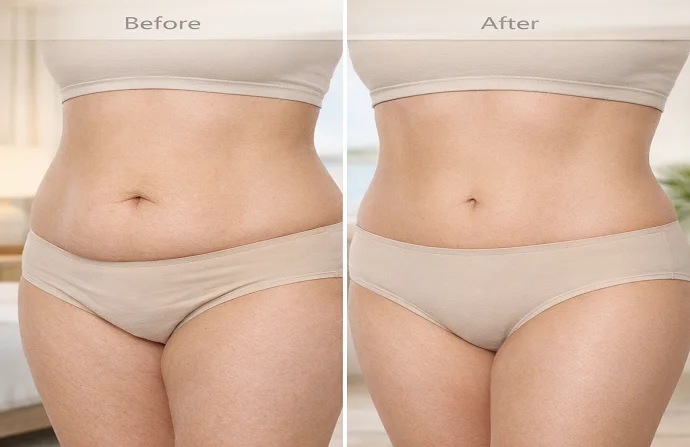 Pubic Lift Surgery before and after