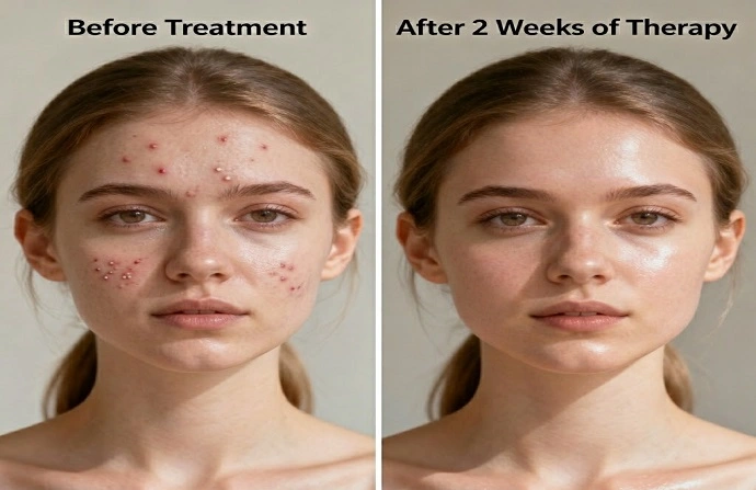 Skin Rashes Treatment in Dubai before after