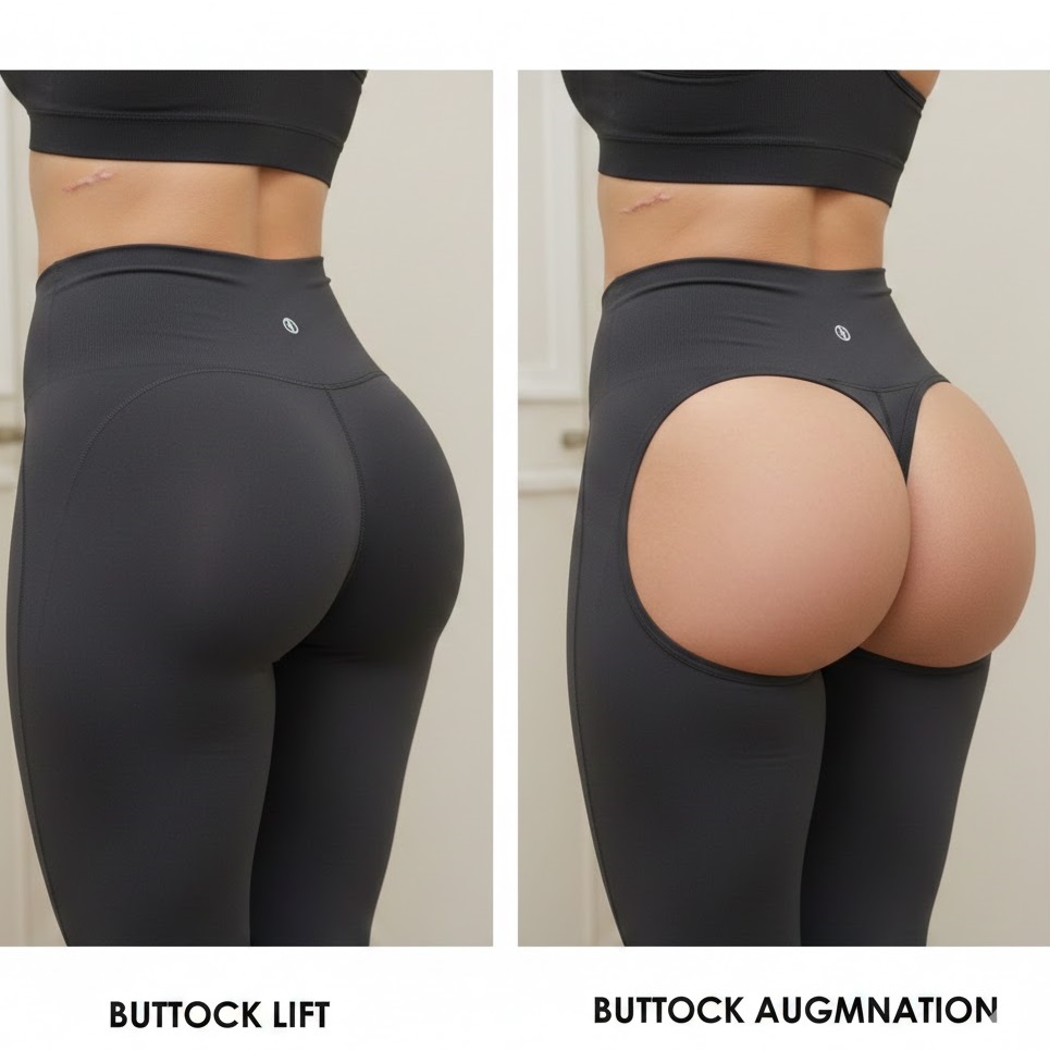 عملية شدّ الأرداف مقابل تكبيرها